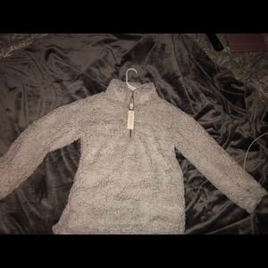 NWT Sherpa Popover